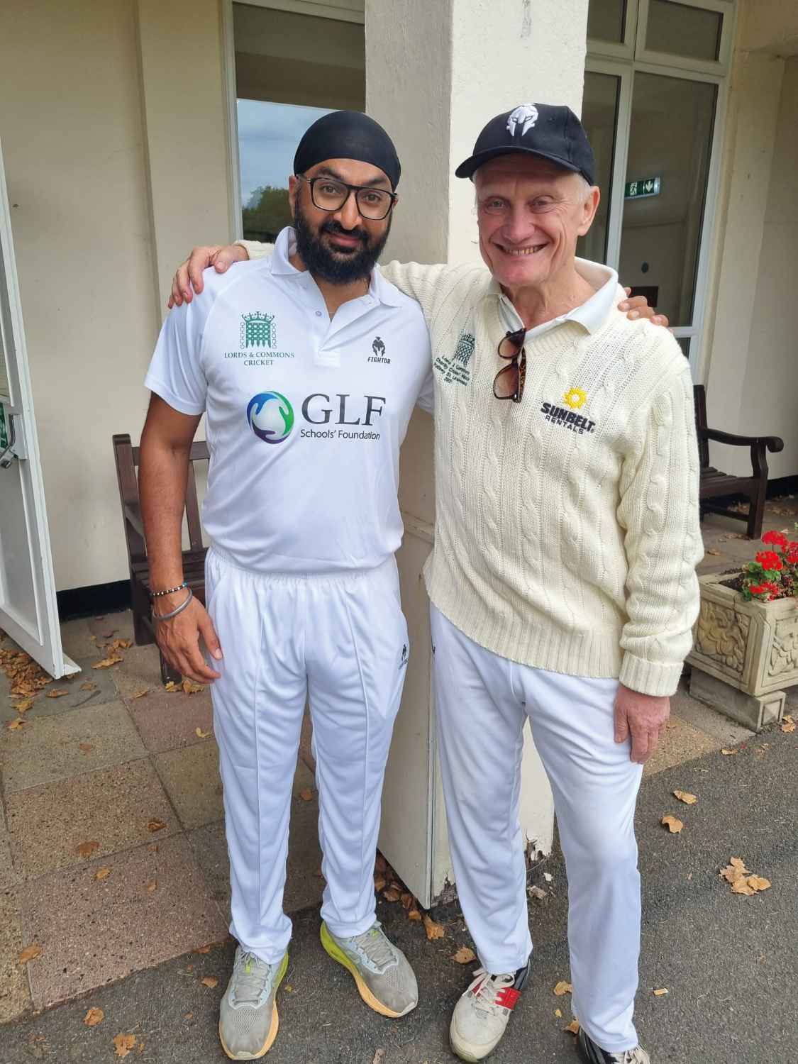 Graham Stuart MP and Monty Panesar